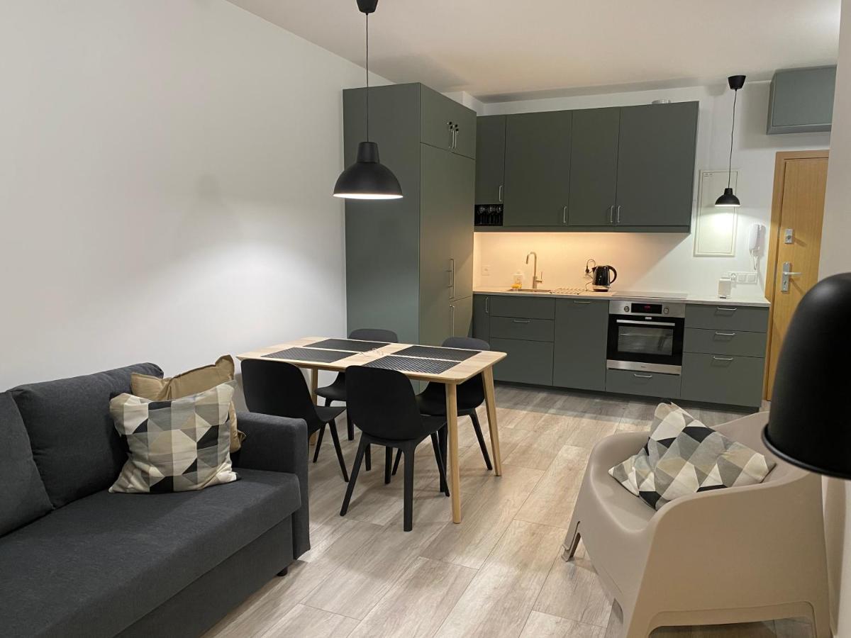 Ekologiczny Z Ogrodkiem Apartment ยาสต์เชอเบีย กูรา ภายนอก รูปภาพ